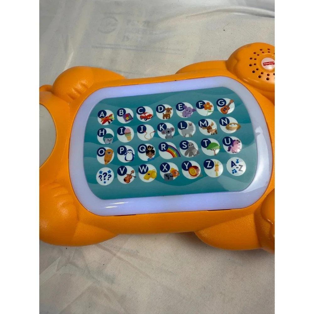 Fisher-Price Linkimals A to Z Otter Interactive Toddler Learning Toy Orange